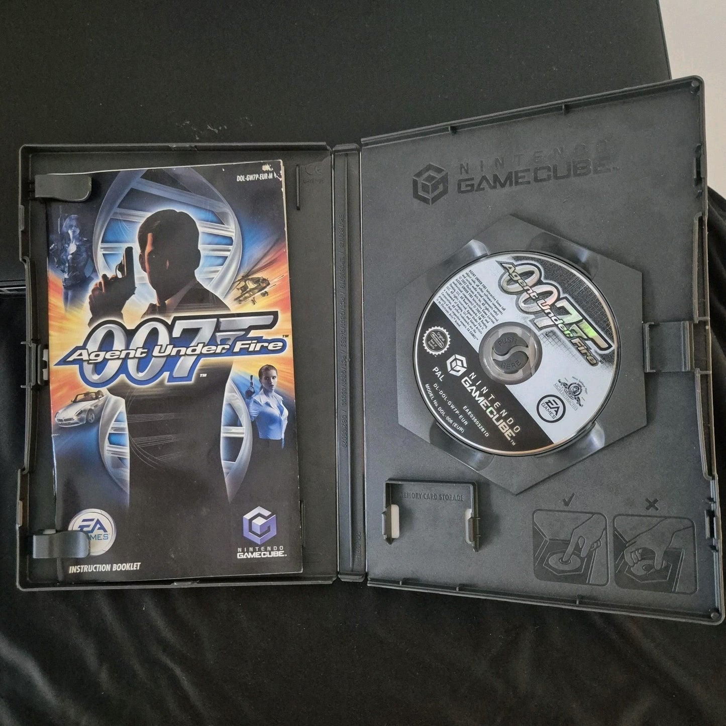 “007”-Agent Under Fire-James Bond-Nintendo Game Cube-see Photos Working