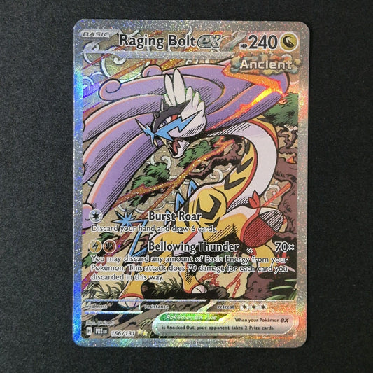 Raging Bolt EX SIR 166/131 Special Illustration Pokémon TCG Prismatic Evolutions