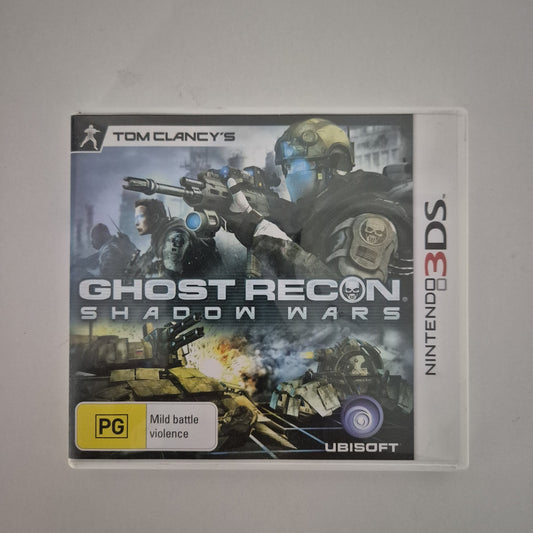 Tom Clancy's Ghost Recon: Shadow Wars + Manual - Nintendo 3DS - Tested & Working