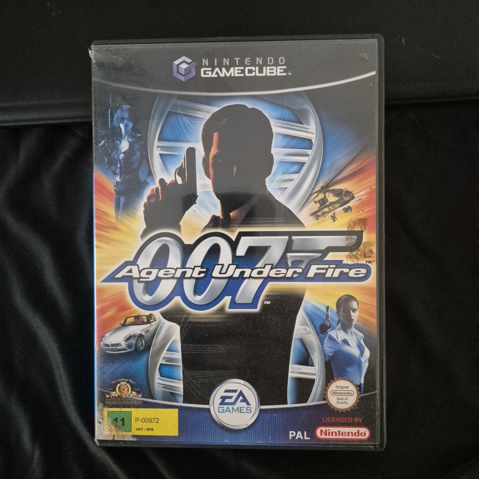 “007”-Agent Under Fire-James Bond-Nintendo Game Cube-see Photos Working