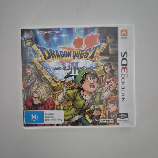 Dragon Quest VII Fragments of The Forgotten Past Nintendo 3DS PAL VGC Free Post.