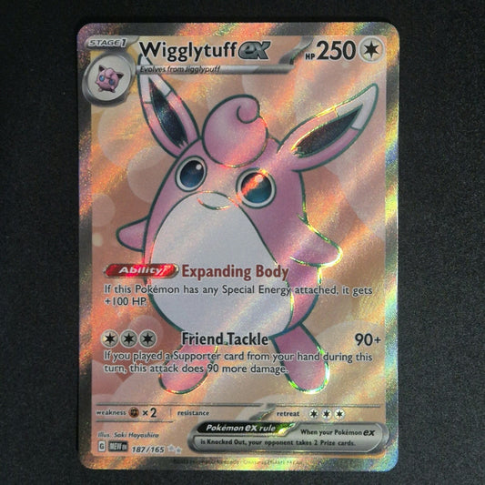 Wigglytuff ex 187/165 Sv: Scarlet & Violet 151 Holo NM-MINT