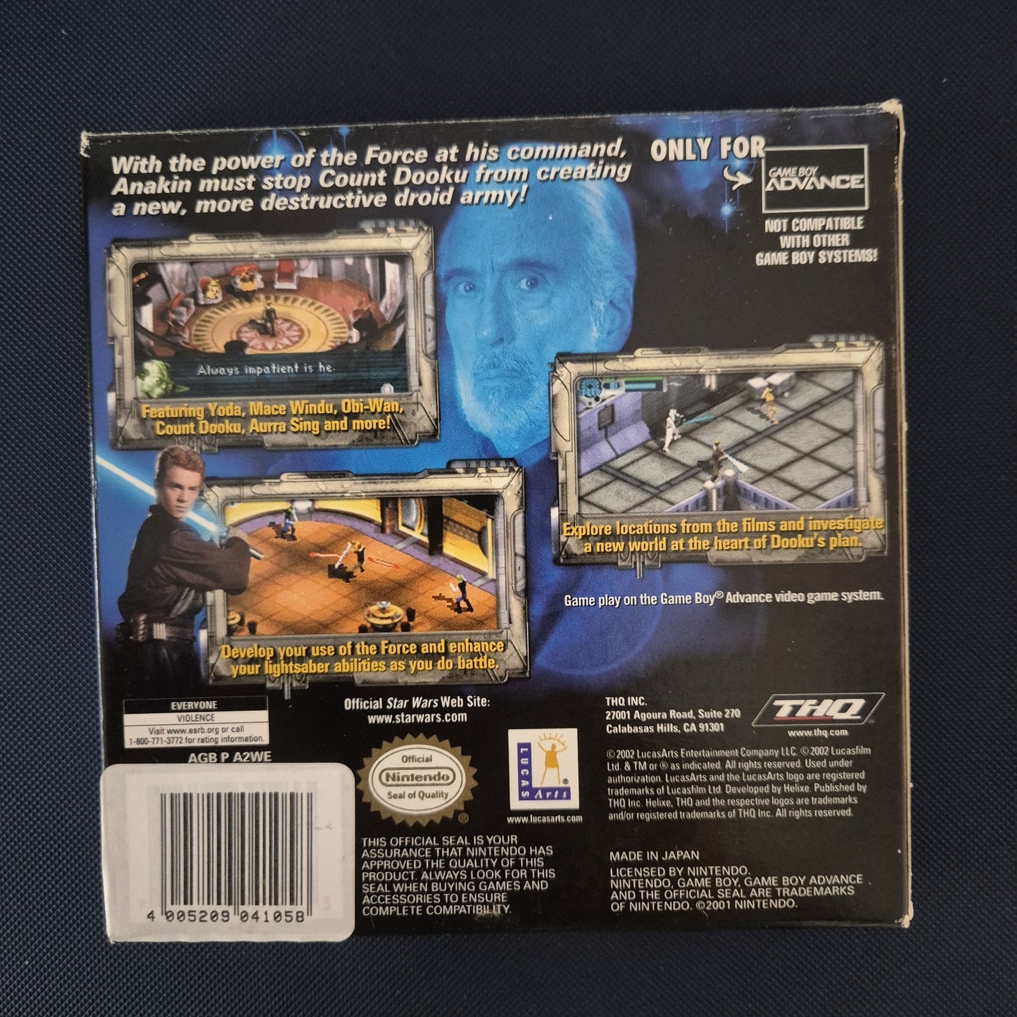 Star Wars The New Droid Army (Game Boy Advance, 2002) Authentic Complete GBA 