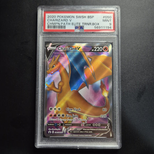 PSA 9 Charizard V SWSH050 SWSH: Sword & Shield Promo Cards Holo