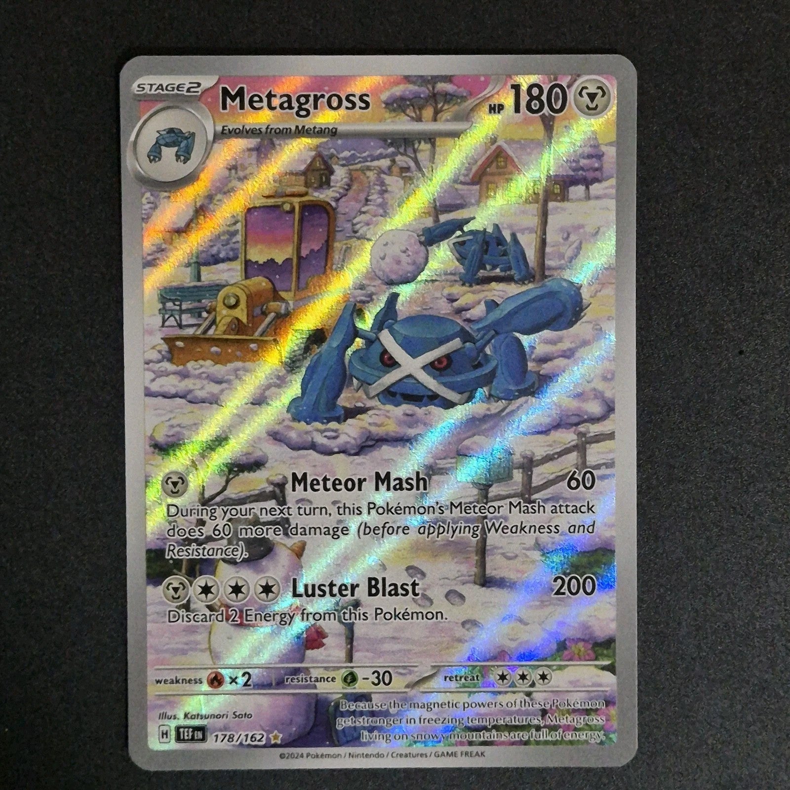 Pokemon Card Metagross (178/162) Illustration Rare Temporal Forces