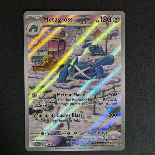 Pokemon Card Metagross (178/162) Illustration Rare Temporal Forces