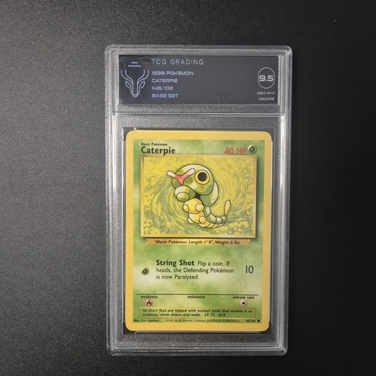 Pokemon Base Set 2 CATERPIE #68 TCG 9.5 
