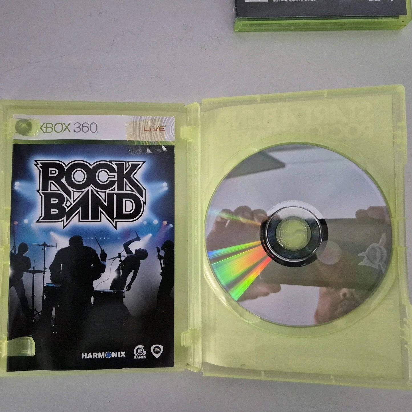Xbox 360 Rock Band 1 & 2 CIB Bundle - tested - 