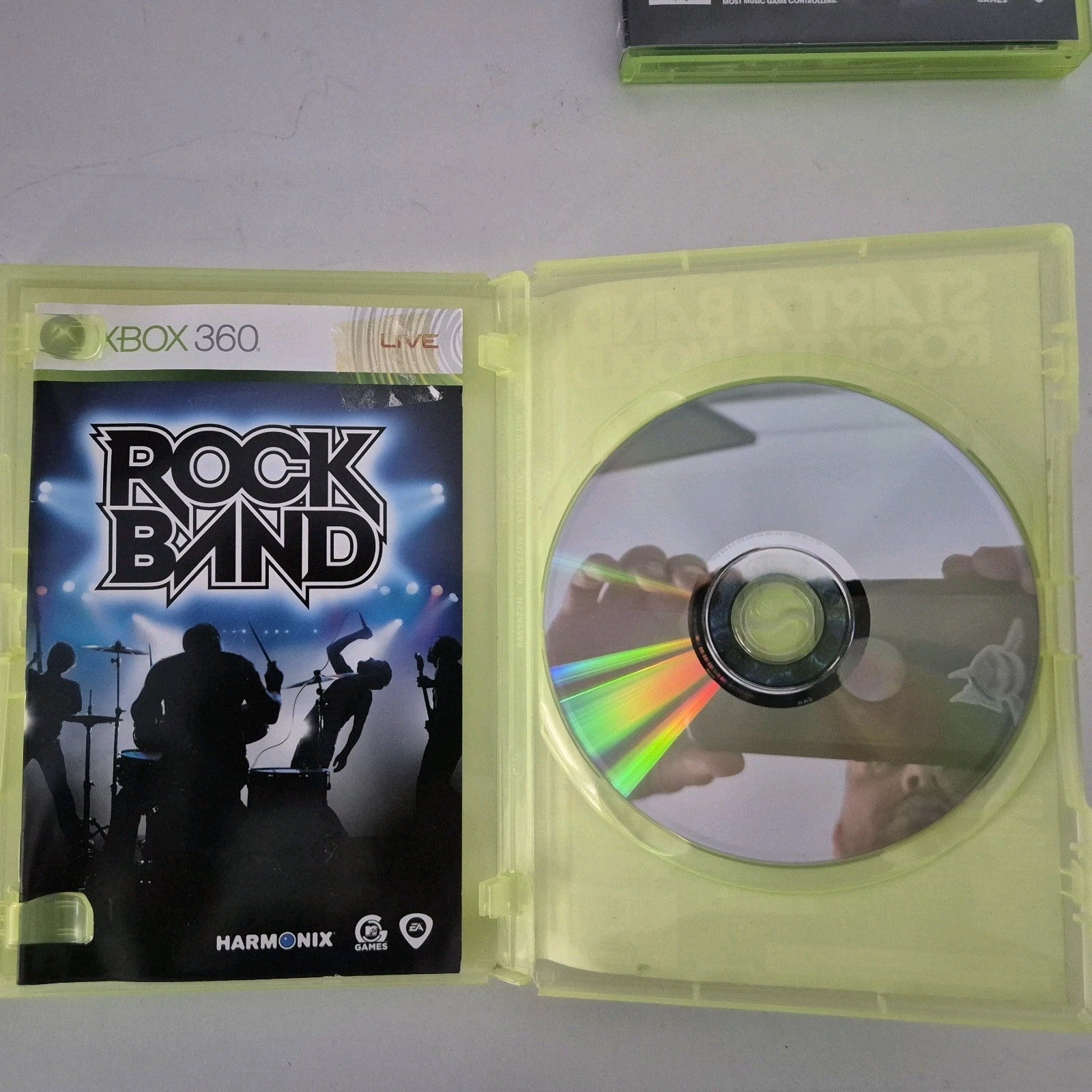 Xbox 360 Rock Band 1 & 2 CIB Bundle - tested - 