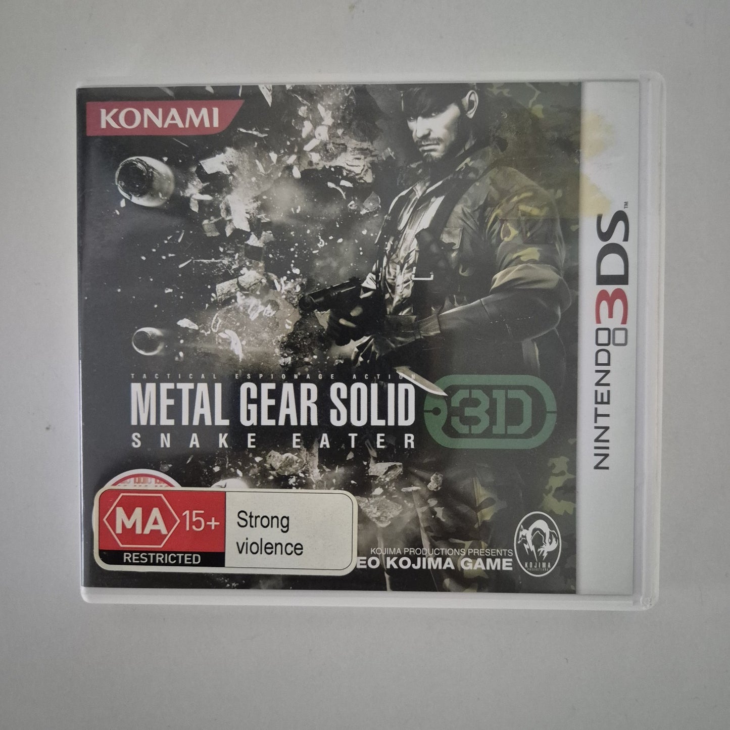 Metal Gear Solid 3D: Snake Eater (Nintendo 3DS, 2004 PAL) CIB Free Postage VGC