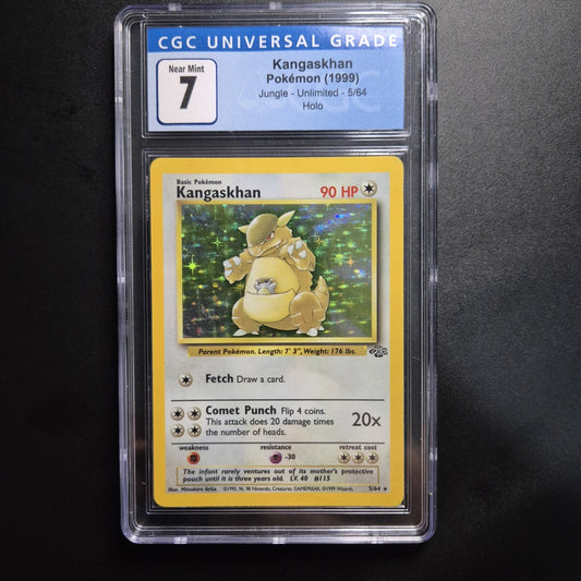 CGC 7 NM 1999 Pokémon Jungle #5/64 KANGASKHAN-HOLO 