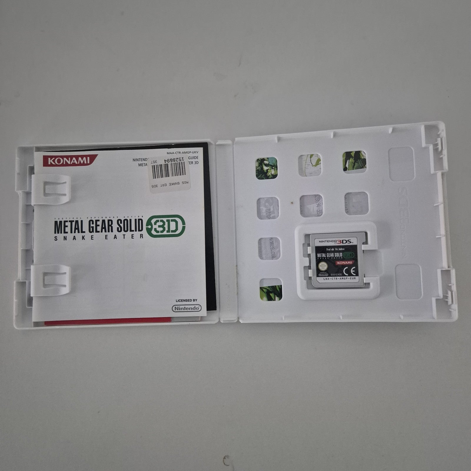 Metal Gear Solid 3D: Snake Eater (Nintendo 3DS, 2004 PAL) CIB Free Postage VGC