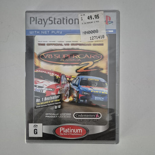 V8 Supercars Australia 2 SEALED PlayStation 2 PS2 Game PAL Free Postage