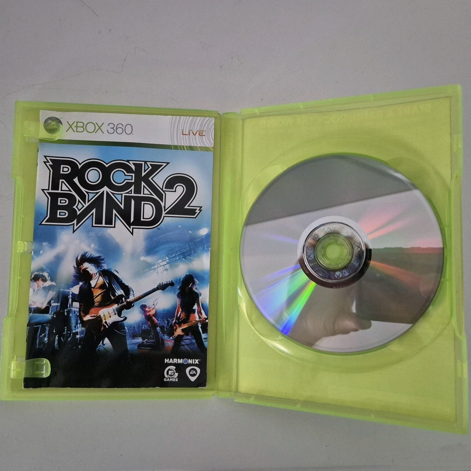 Xbox 360 Rock Band 1 & 2 CIB Bundle - tested - 