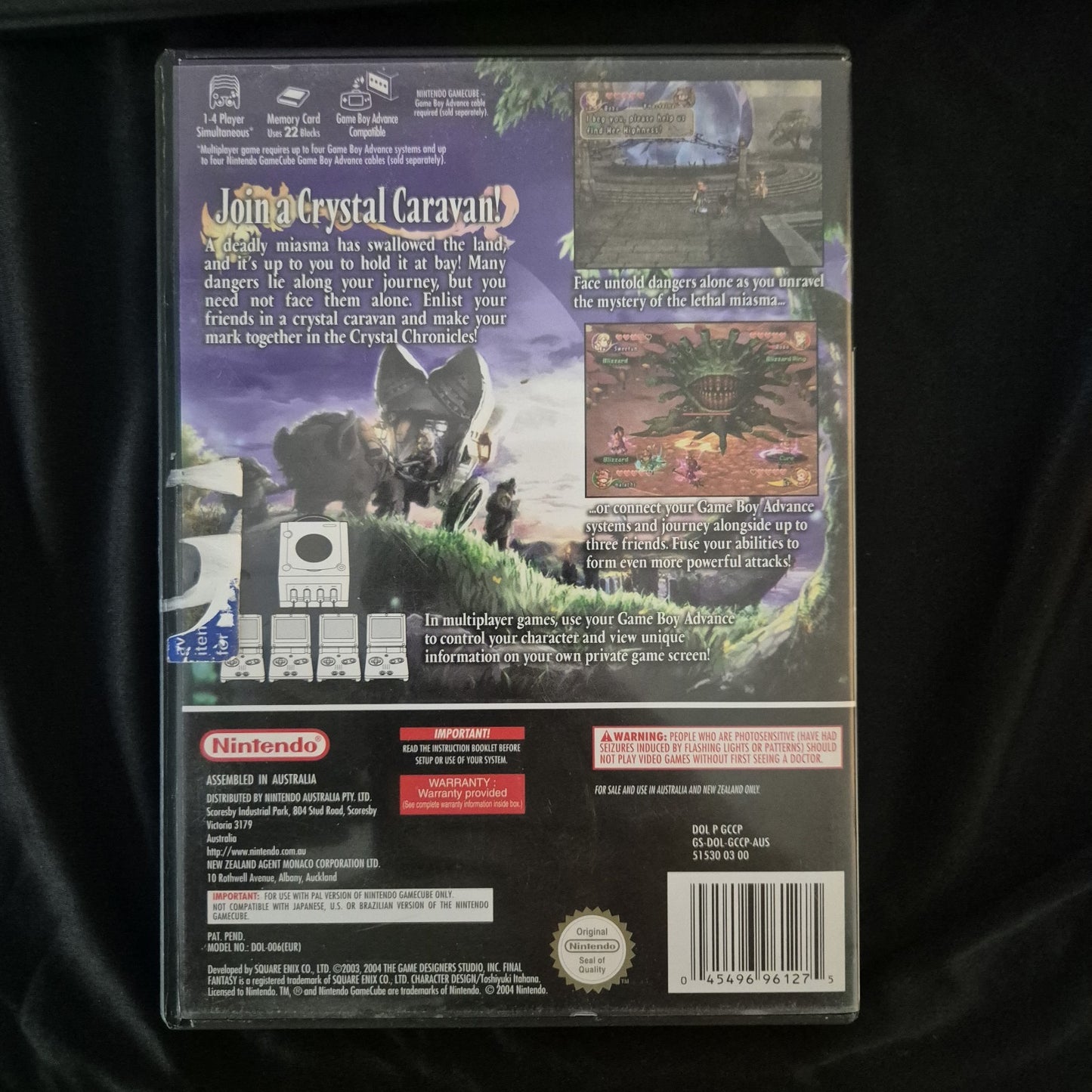 Final Fantasy Crystal Chronicles  Nintendo Gamecube COMPLETE 