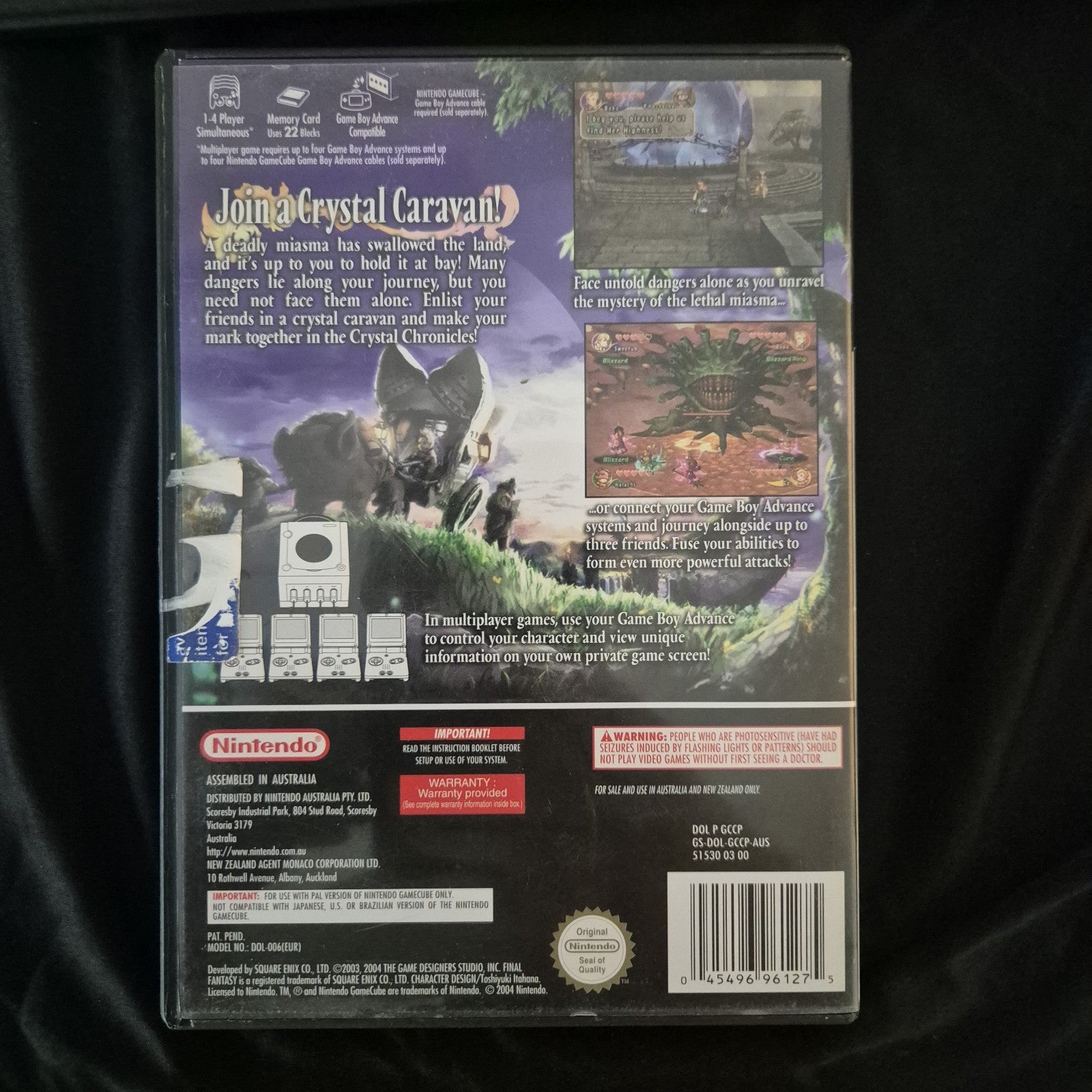 Final Fantasy Crystal Chronicles  Nintendo Gamecube COMPLETE 
