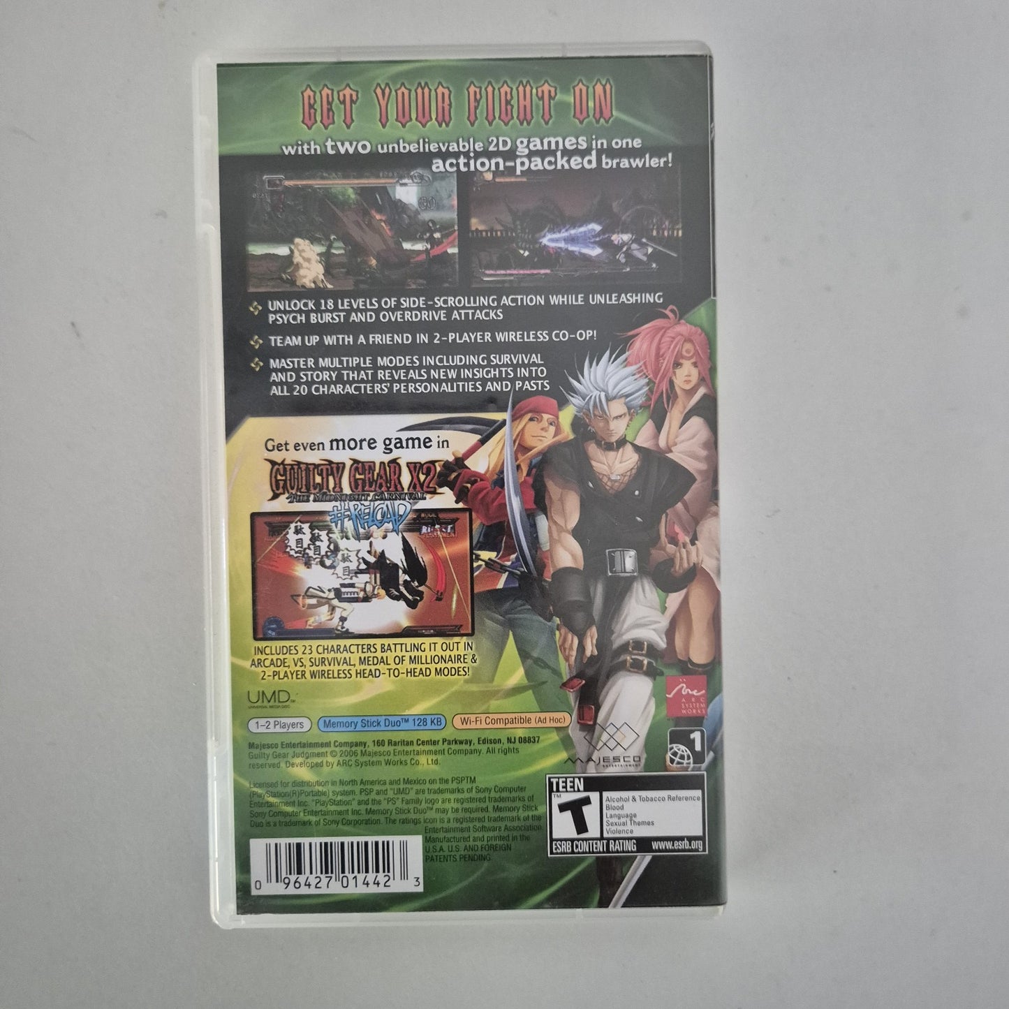 Guilty Gear: Judgment (Sony PSP, 2006) PSP- PLAYSTATION - PAL - COMPLETE 