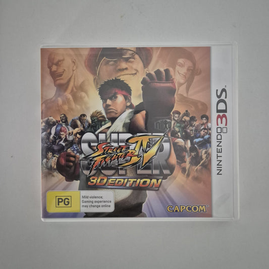 Super Street Fighter 4 IV 3D Edition - Nintendo 3DS Game - Complete 