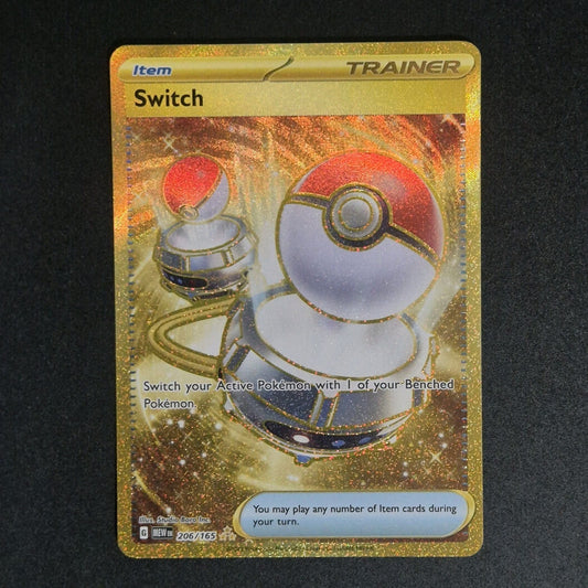 Pokémon TCG Switch Scarlet & Violet-151 206/165 Holo Hyper Rare NM-MINT