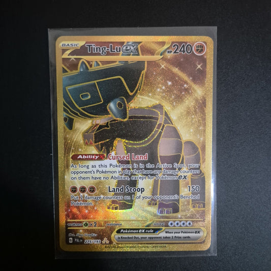 Ting-Lu EX 275/193 Paldea Evolved Gold Secret Rare  Scarlet & Violet PACK FRESH