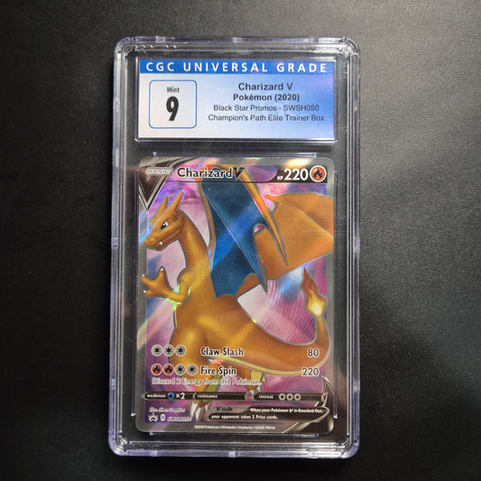 CGC 9 Pokemon - Charizard V SWSH050 Black Star Promo - 2020 Champion's Path