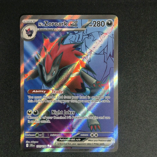 N's Zoroark ex 175/159 Sv09: Journey Together Holo PACK FRESH