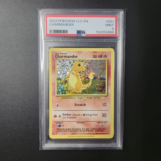 2023 POKEMON CLC-TRADING CARD GAME CLASSIC #001 CHARMANDER PSA 9 Gem Mint